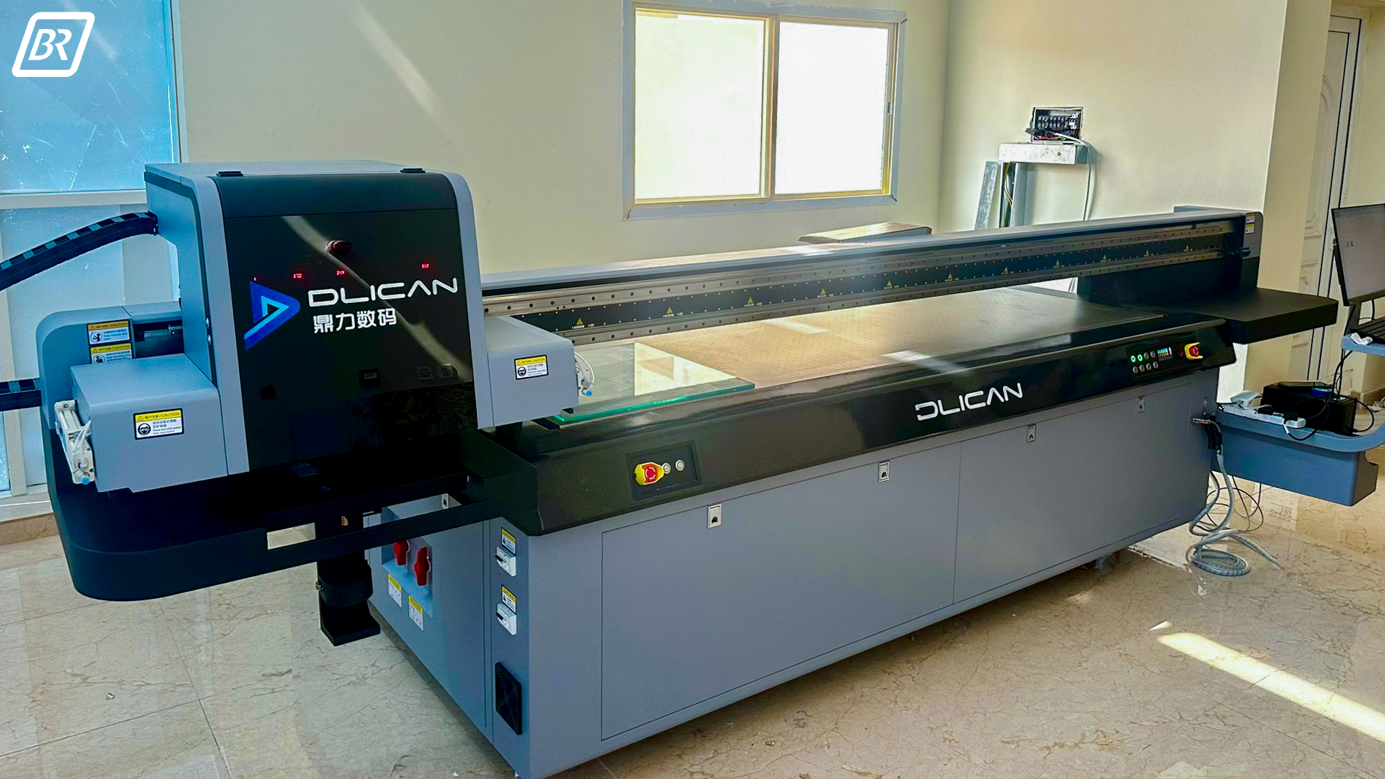 UV Flatbed Printer Installed in the UAE